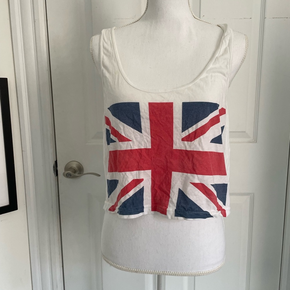 American Apparel Vintage Union Jack tank top
